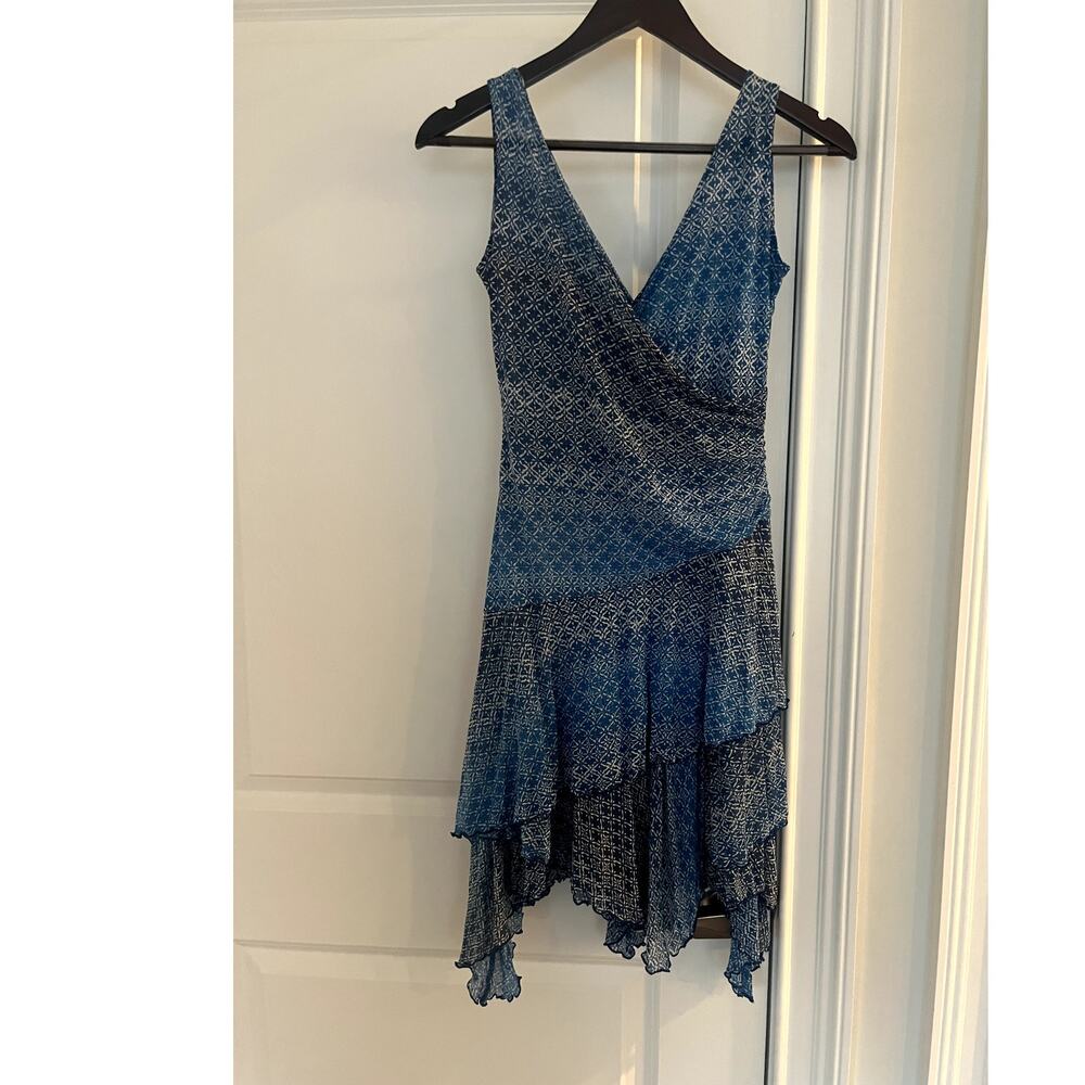 DVF DIANE VON FURSTENBERG Pippa Dress 100% Silk Sleeveless Size P Petite - Picture 2 of 10